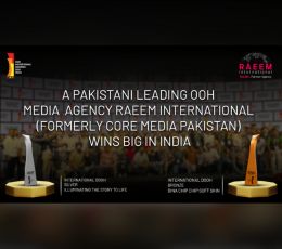 Raeem International wins two International DOOH awards at the OOH Advertising Awards India 2024